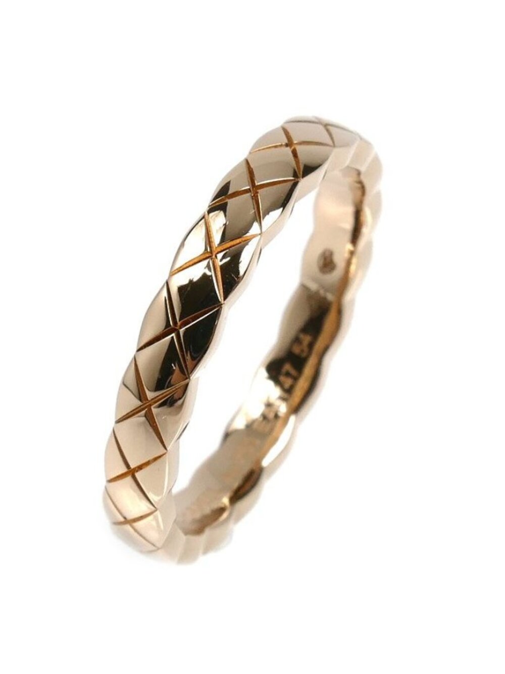 Chanel 18k Pink Gold Coco Crush Mini Ring - Picture 2 of 9